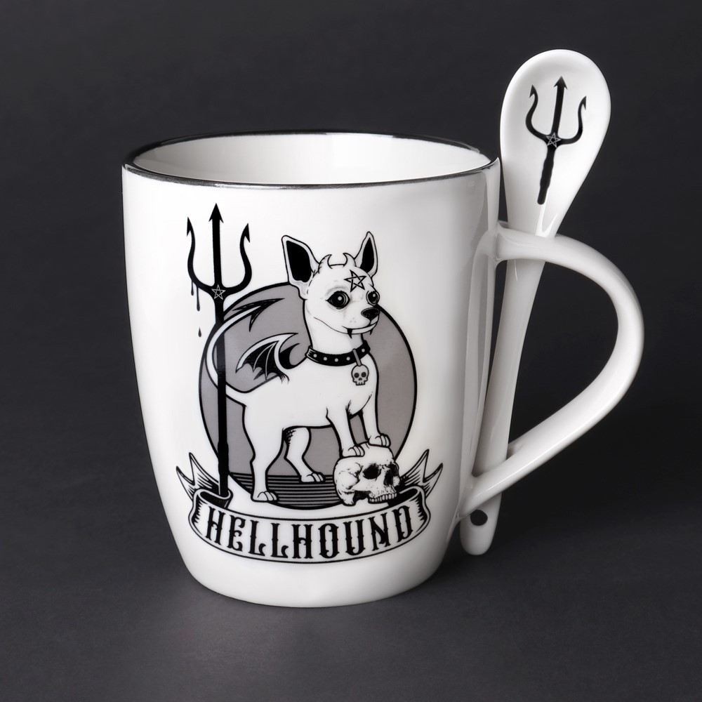 Cause a stir with these incredible mug and spoon gift sets! Perfect for that tea or coffee loving friend! Or maybe a little treat just for you, it will truly serve you a fiendishly good brew! This extraordinary mug and spoon set forms part of the exciting Home & Gift Collection by Alchemy.