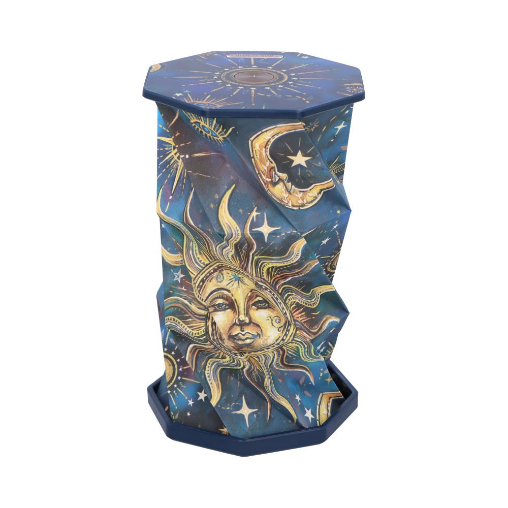 The Celestial Foldable Lamp is a compact, portable light designed to add a touch of cosmic beauty to any space. Featuring stunning celestial artwork, USB-C rechargeable LED lighting, and touch-activated controls, dimmable lighting, it offers convenient, wireless illumination wherever you need it. Packaged in a stylish, Popglow box, it's perfect for home decor lovers, students, travelers, and anyone drawn to the magic of the night sky. Light up your space with a lamp that's as functional as it is otherworldly.