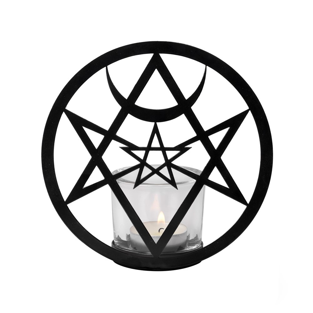 Used in the 16th century by philosophers and hermetic occultists to represent the 'figure of love', and by the infamous Aleister Crowley as the heavenly macrocosm, the entwining of the planetary and elemental forces.