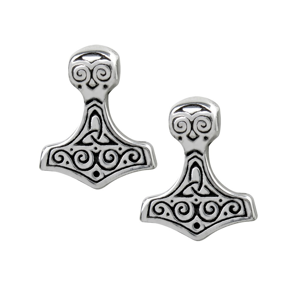 A Norseman jewel-smith's precision, miniature Thor's hammer.