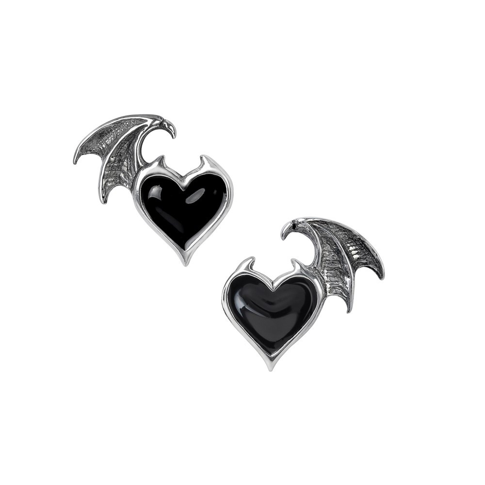 The black demon heart of a gothic seductress.