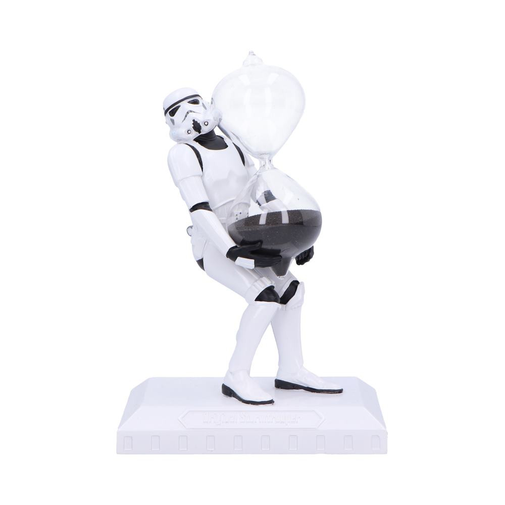 The Stormtrooper Time’s Up Sand Timer is a functional and collectible piece inspired by the iconic Stormtrooper. Featuring a clear hourglass with black sand and a detailed base, it’s perfect for timing tasks or adding a touch of the empire to your decor. Packaged in an officially licensed Stormtrooper box is ideal for gifting or display. Great for fans, gamers, and sci-fi lovers alike.