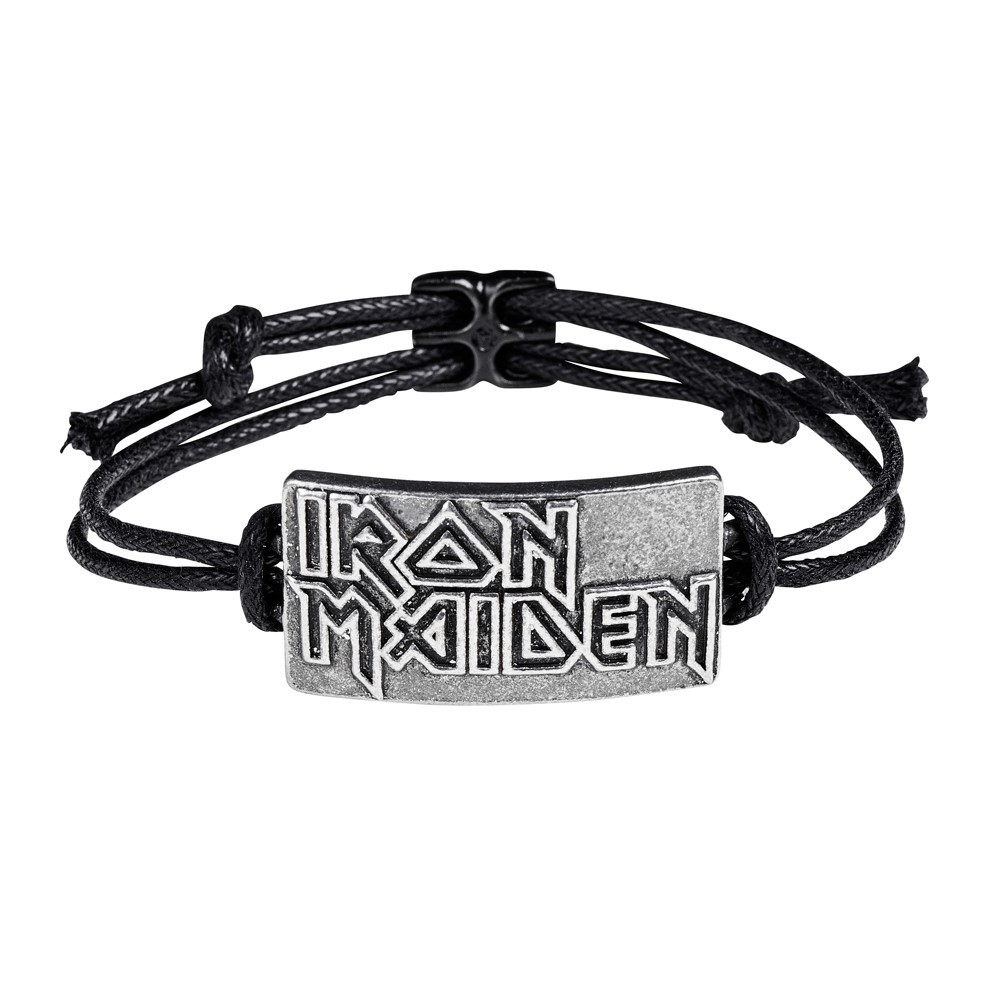 The logo, created by Iron Maiden's Steve Harris using a typeface designed by Vic Fair, has been used on every one of Iron Maiden's official releases since their "The Soundhouse Tapes" EP, in 1979.