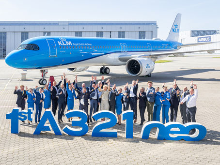 Le premier Airbus A321neo rejoint la flotte de KLM