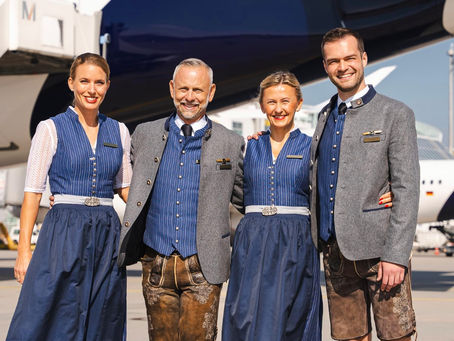 Coup d'envoi de l'Oktoberfest 2023 – Des équipages Lufthansa en costumes traditionnels