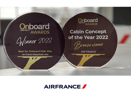 Air France primée lors de l'édition 2022 du Salon Aircraft Interiors Expo d'Hambourg