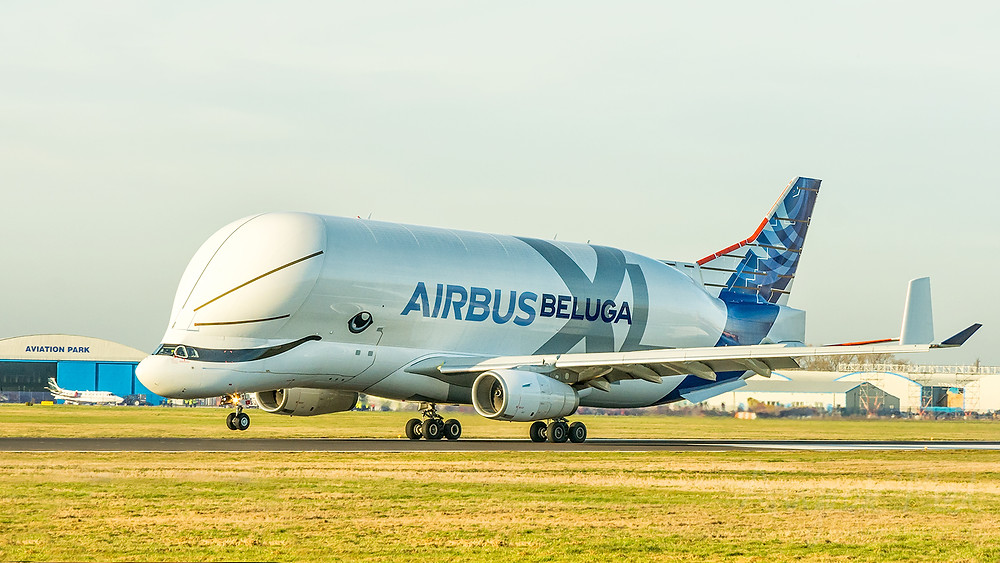 Airbus Beluga XL F-WBXL at Hawarden Airport
