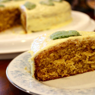Science Experiment Orange Basil Cake
