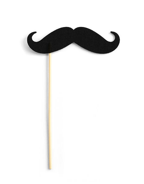 Black Mustache Prop