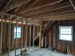 New elevated ceiling upstairs