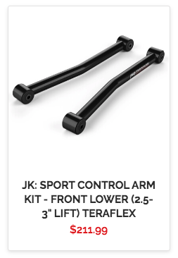 JK Teraflex Control Arm