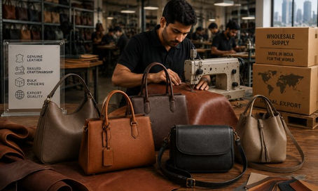 Leather Handbags Manufacturer in Delhi | Wholesale Supplier