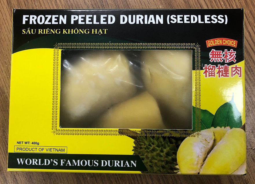YFDPMG Frozen Durian Seedless Premium 400g*24 (Vietnamese)