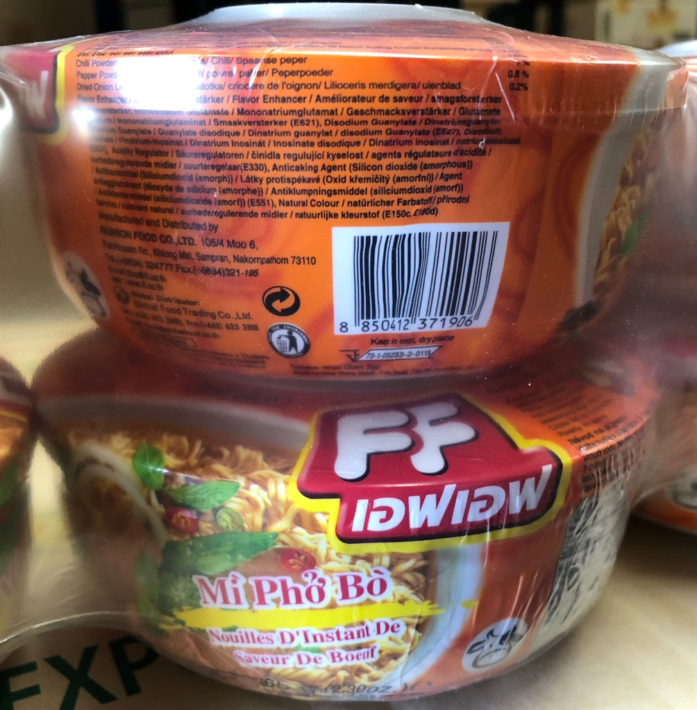 NFP FF Pho (Beef) Noodle (Bowl) (65g*6)*6 (Thai)