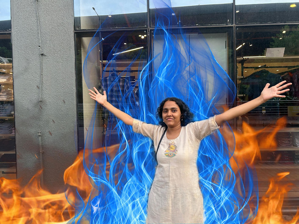 My life goes up in flames. #thisisfine #EnnaVenaNadakatumNaaSanthosamaIrupen