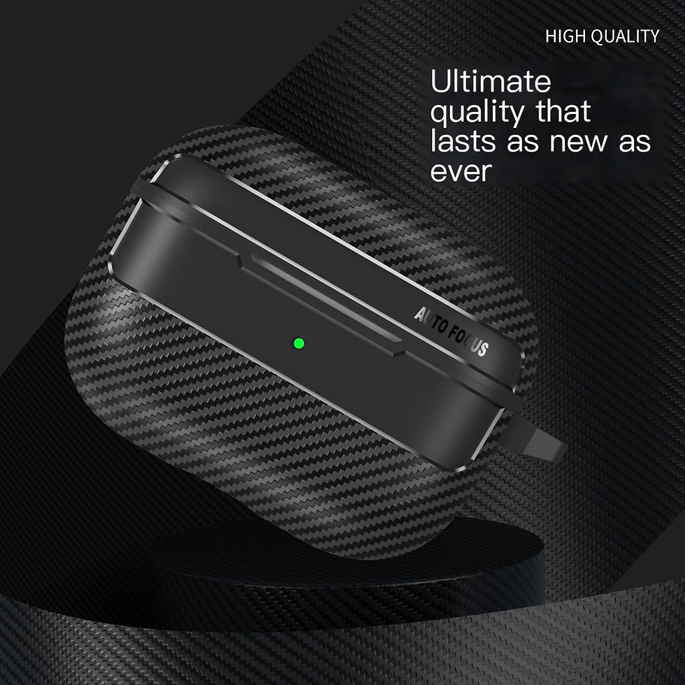 Thumbnail: Carbon Fiber Case for Wireless Earbuds