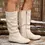 Thumbnail: 2024 New Shoes for Women  Spring Knee High Boots Black White Tall Boots Woman Pl