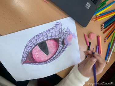 PLÁSTICA: OJOS DE DRAGÓN