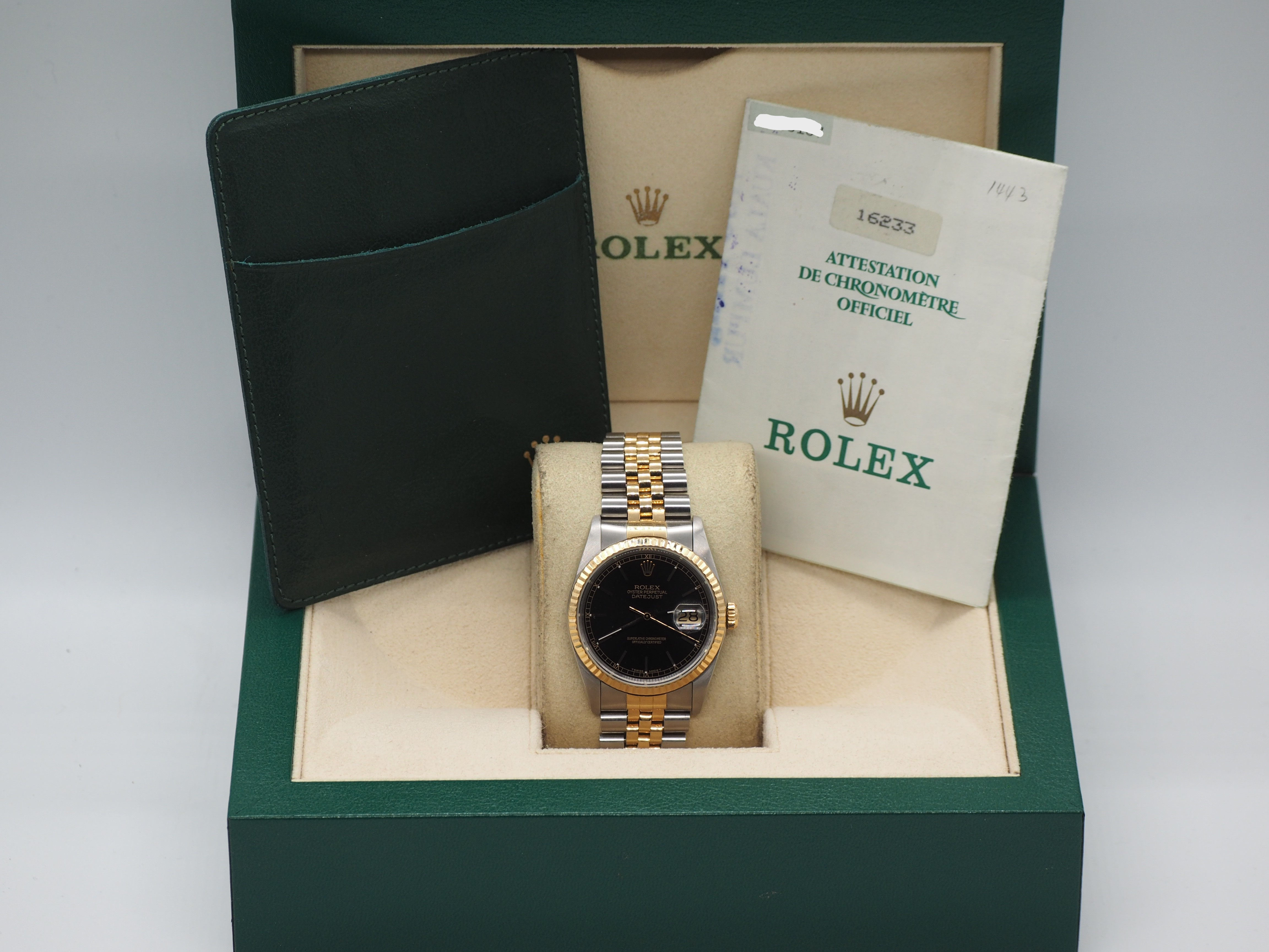 ROLEX DATEJUST 16233 WATCH