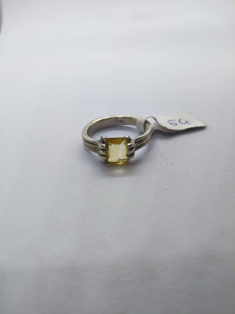 Miniature : Bague citrine T64
