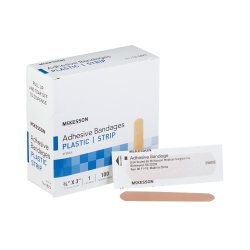Bandaid - Adhesive Strip Plastic Pink 3/4 X 3 Inch Sterile