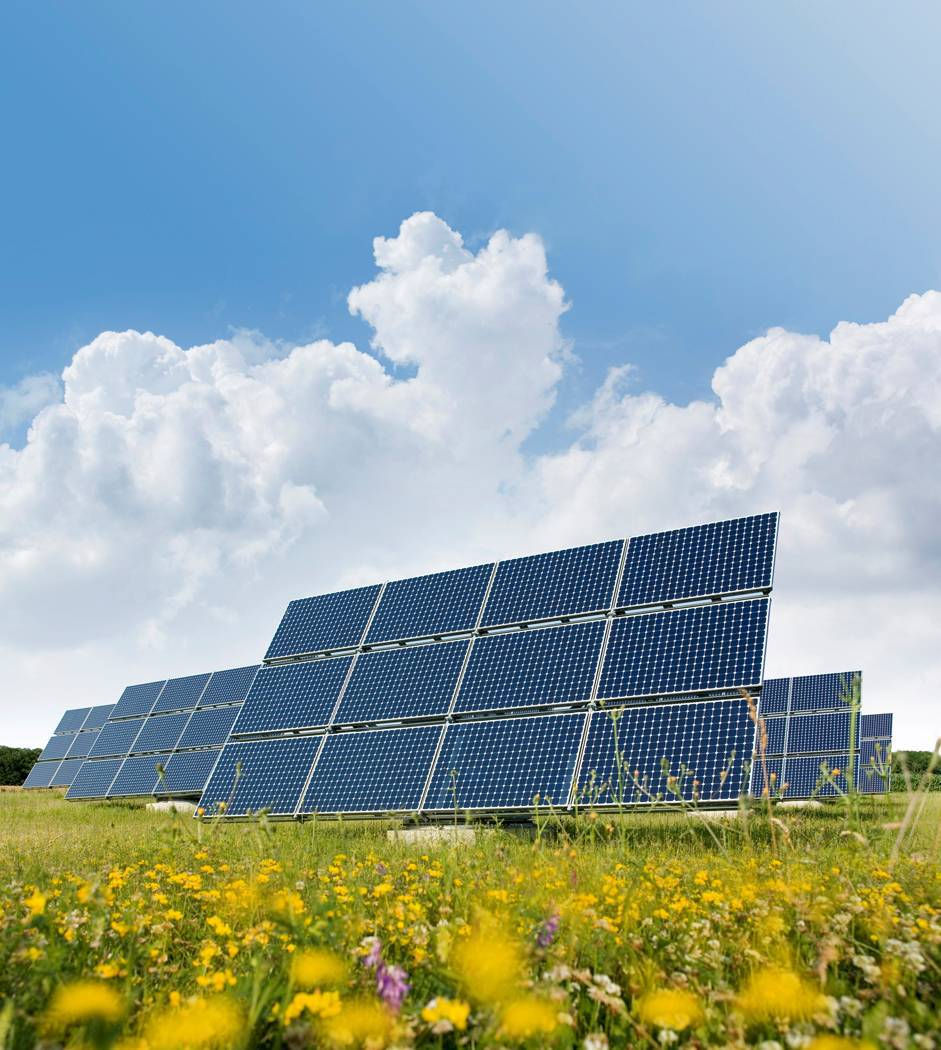 Solar Array for power plant