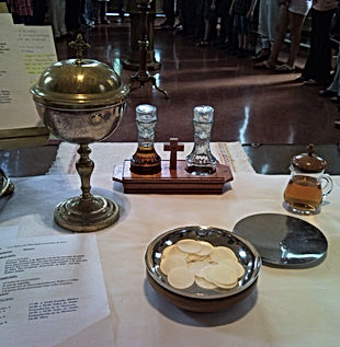 Eucaristía en Congregación El Redentor, en Iglesia Evangélica Luterana en Villa del Parque