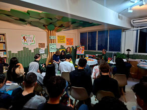 Manhã de diálogo e leitura na EEEFM EMÍLIO OSCAR HÜLLE, em Marechal Floriano, dentro do Programa Reluz na Estrada.