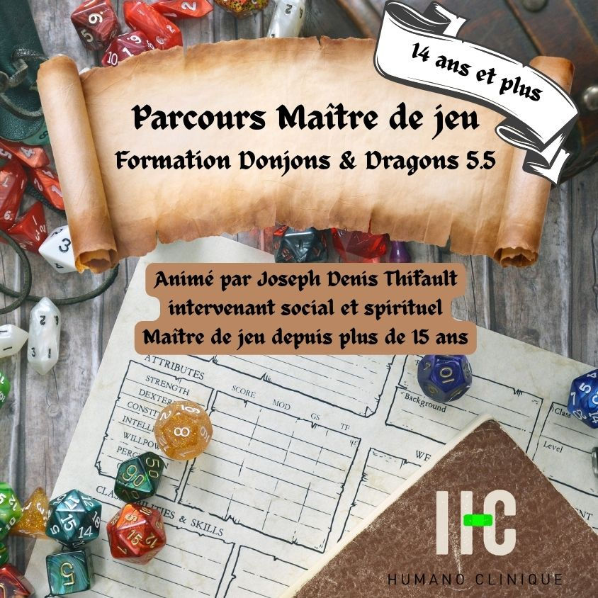 Parcours Maître de jeu (14 ans et plus)