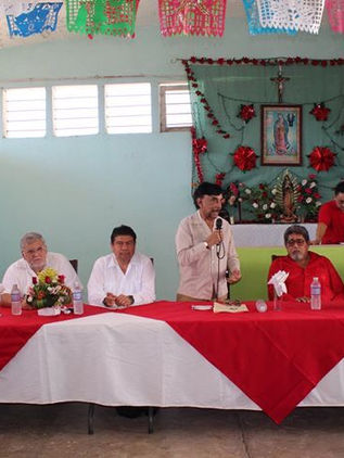 Ferrocarrileros chiapanecos reconocen resultados de Victor Flores Morales