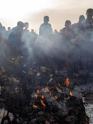 Muere alcalde de campamento de refugiados en ataque israelí que deja decenas de víctimas