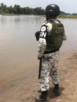 Migrantes arriban a puntos fronterizos de Tabasco y Chiapas