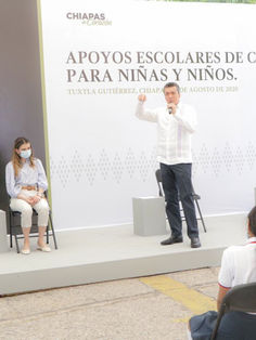 Rutilio Escandón beneficiará a 12 mil estudiantes con entrega de útiles casa por casa  