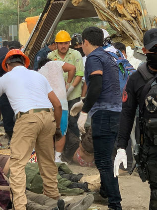 Suben a 18 los migrantes muertos en un accidente carretero en Oaxaca