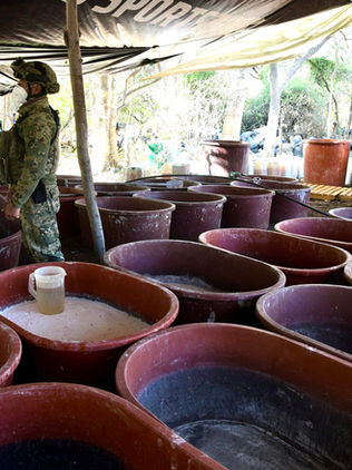 Desmantelan en Nayarit laboratorio clandestino y decomisan trece toneladas de metanfetamina