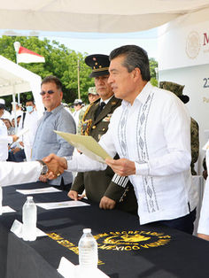 La Marina Armada de México, ejemplo de lealtad y amor por Chiapas y México: Rutilio Escandón