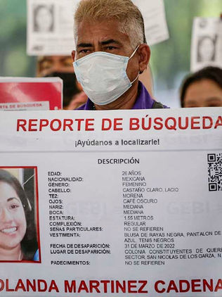 Confirman que cuerpo hallado en Nuevo León es de Yolanda