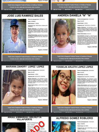 En Chiapas permanecen 19 personas desaparecidas 