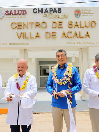 Rutilio Escandón beneficia a habitantes con la reconversión del Centro de Salud Villa de Acala