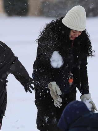 Nieve cubre Ciudad Juárez, en alerta por temperaturas de hasta -6°C