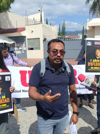Exige la UNIR justicia para Noé Jiménez Pablo y José Santiago Gómez