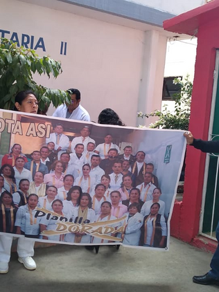 Protestan contra proceso electoral en sindicato de Salud; lo califican de injusto