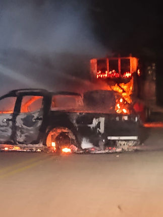 Pánico en Villaflores: incendian vehículos en Nuevo México