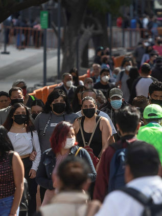 México registra 163 muertes y cinco mil 714 nuevos casos del virus