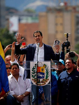 Juan Guaidó se auto proclama como "presidente encargado" de Venezuela