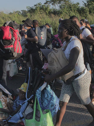 Una nueva caravana agudiza la crisis migratoria en México