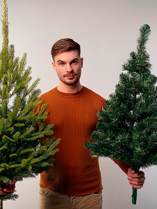 ¿Árbol de Navidad natural o artificial?