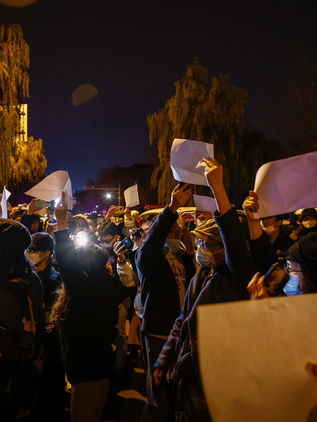 China, expectante tras un fin de semana de protestas inéditas