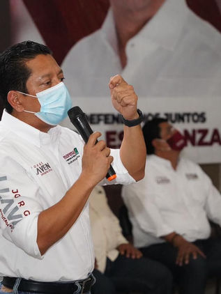 No les vamos a fallar, vamos a defender la esperanza de Chiapas y México: Llaven Abarca 