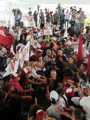 "No podemos permitir, bajo ninguna circunstancia que llegue la derecha”: Sheinbaum 